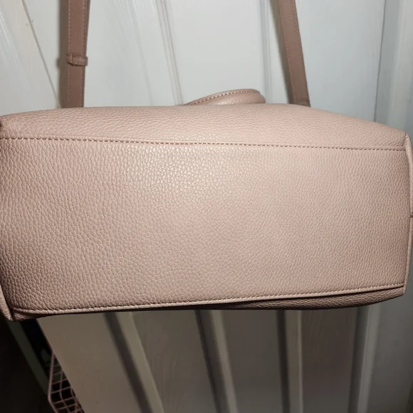 Miztique Purplish Pink Vegan Leather Convertible Crossbody Satchel Bag Purse - Picture 4 of 11